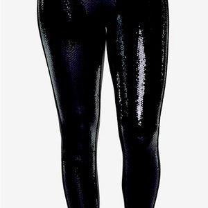 Spanx Black Sequin Pant